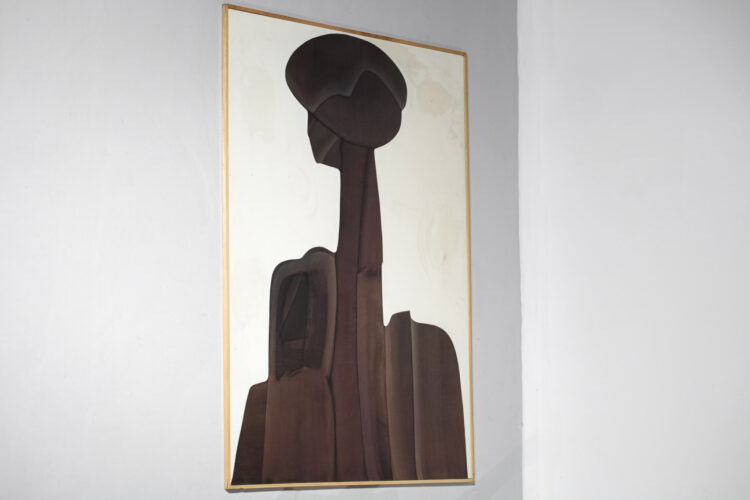 huile sur panneau guy dessauges peinture années 70 artiste suisse - 159/17