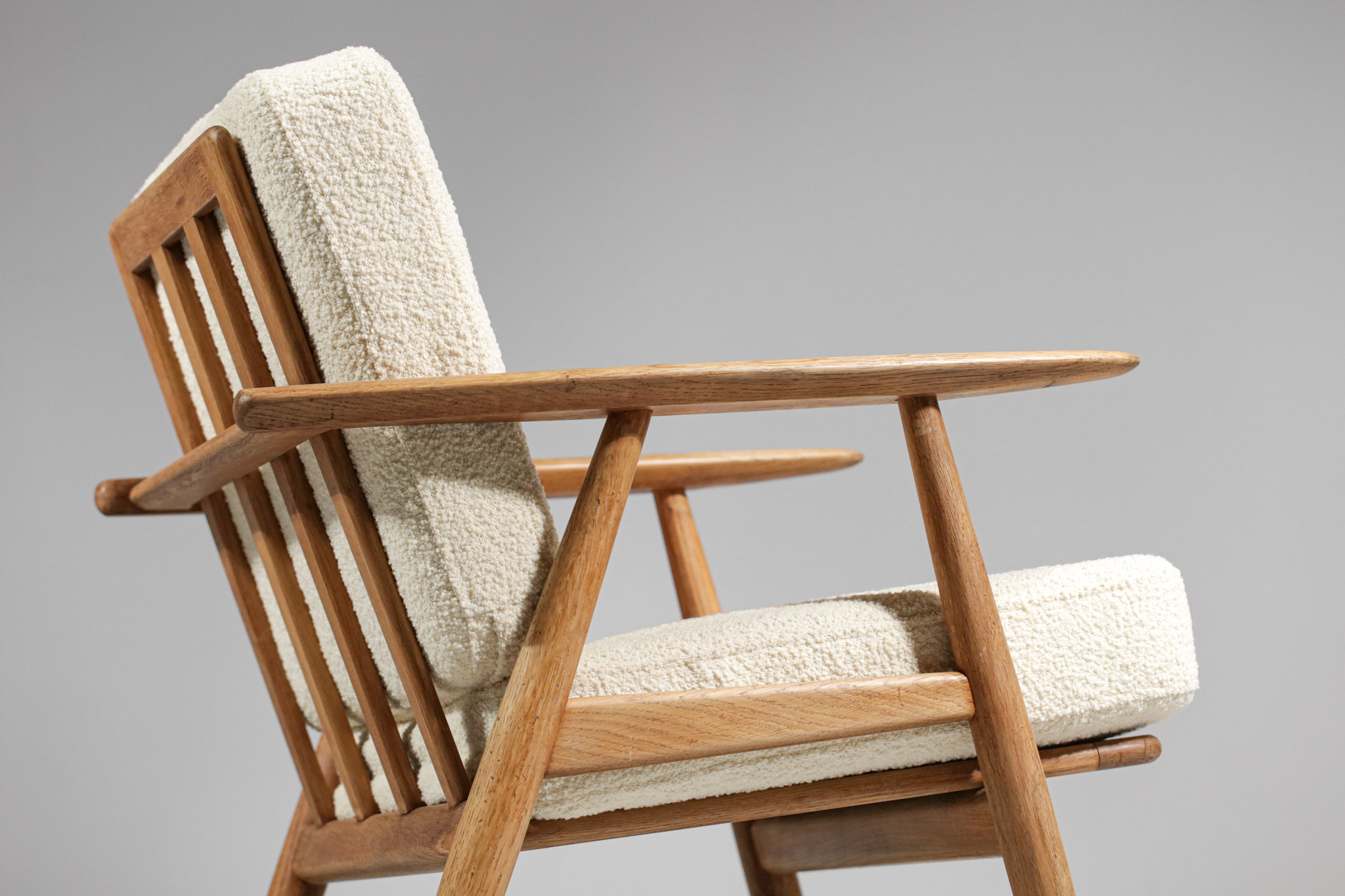 hans wegner GE140 scandinavian oak armchair F044 Danke