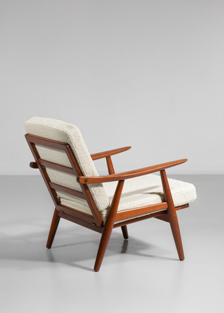 fauteuil hans wegner GE140 danois scandinave en teck E403