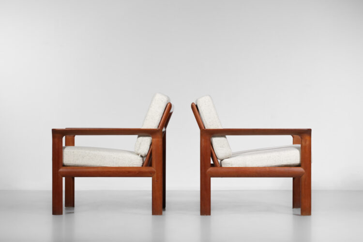 paire de fauteuils scandinave Sven Ellekaer pour Komfort teck danois - E580