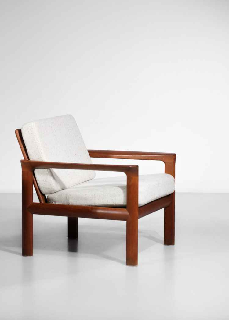 paire de fauteuils scandinave Sven Ellekaer pour Komfort teck danois - E580