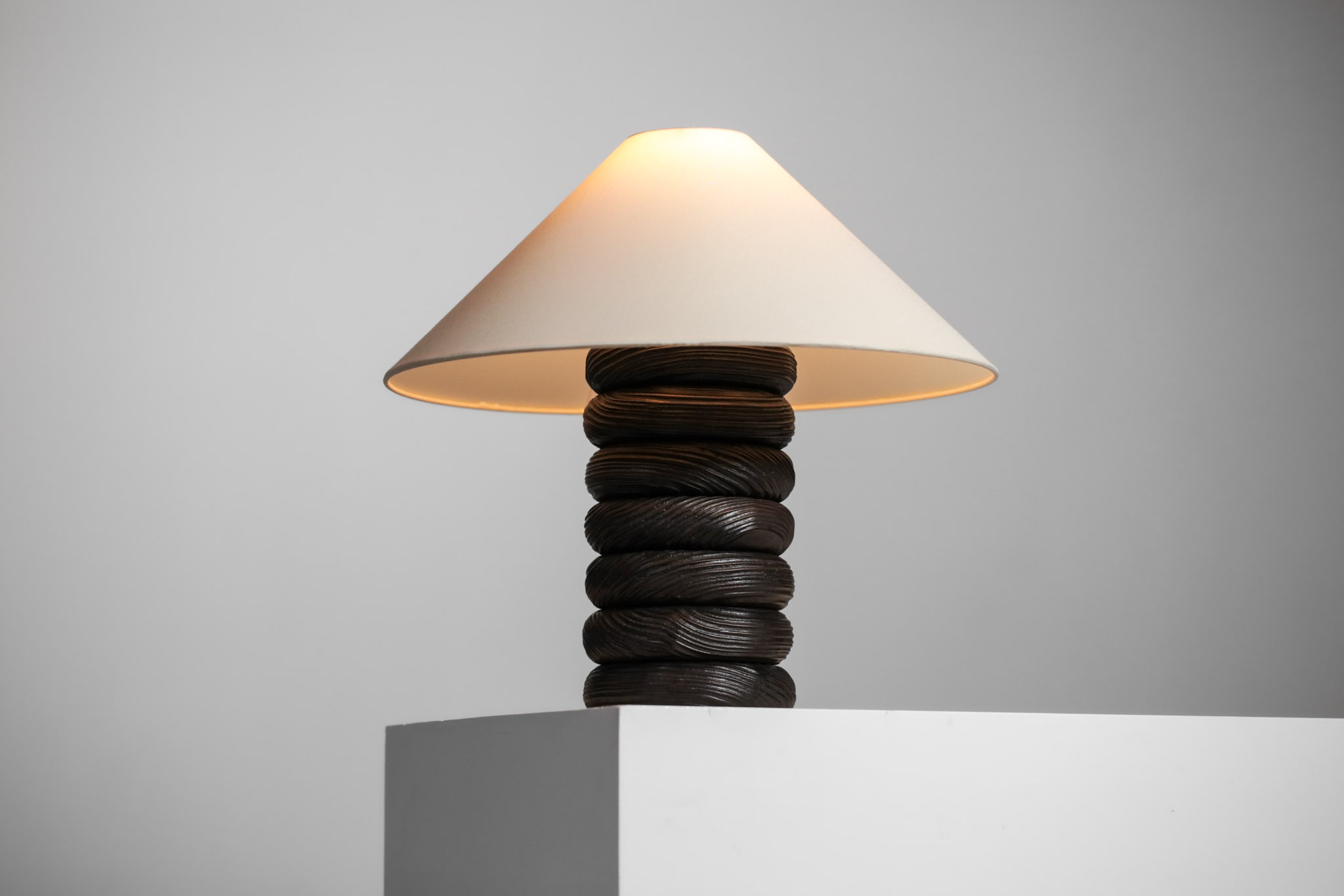 Lampe de table bois