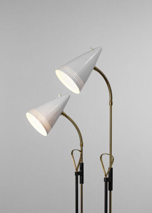 paire de lampadaires suédois Falkenbergs Belysning années 60 - F527
