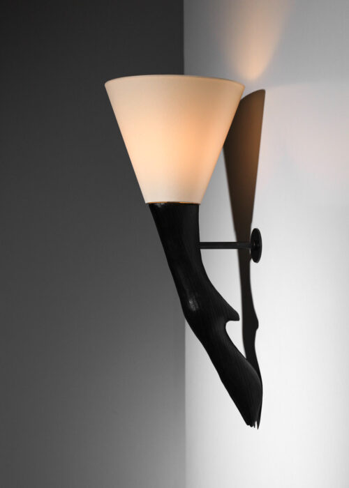 applique moderne par vincent vincent bois brulé - VV121