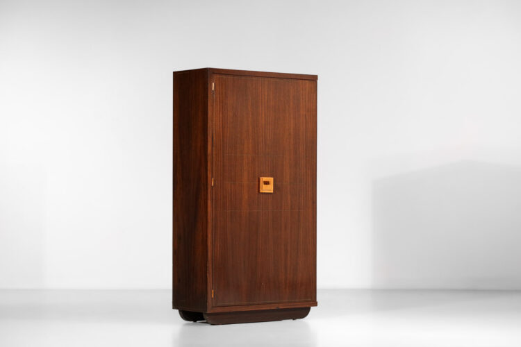 armoire André Sornay cloutée art déco années 40 acajou