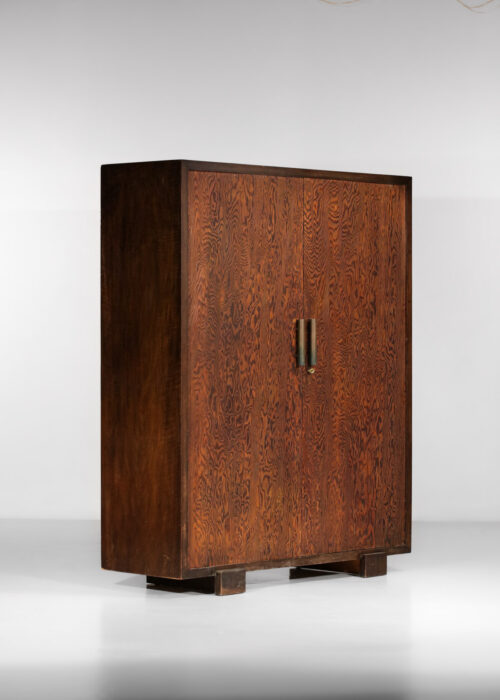 armoire art déco attribuée à André Sornay en pin d_orégon années 40 - F557