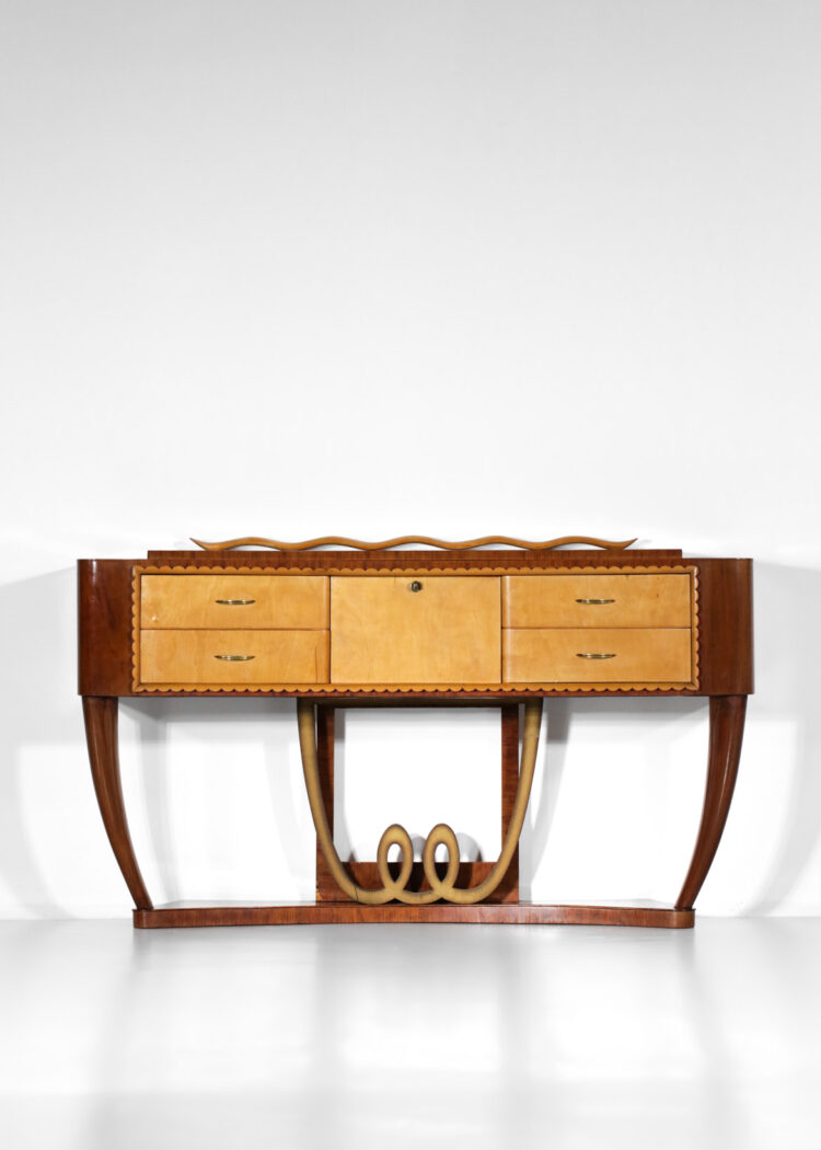 enfilade console italienne années 60 style paolo buffa gio ponti - F243