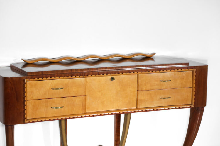 enfilade console italienne années 60 style paolo buffa gio ponti - F243