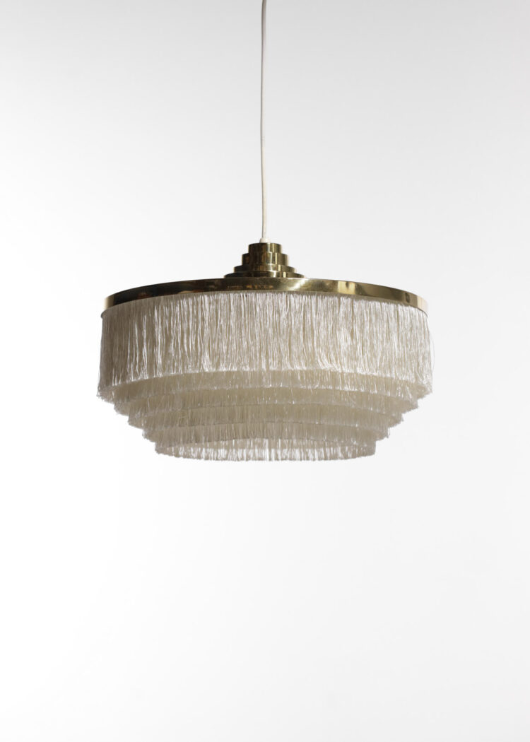 suspension hans agne jakobsson HAJ franges soie T603 beige - F766