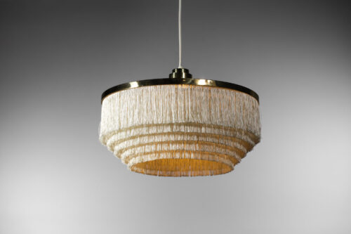 suspension hans agne jakobsson HAJ franges soie T603 beige - F766