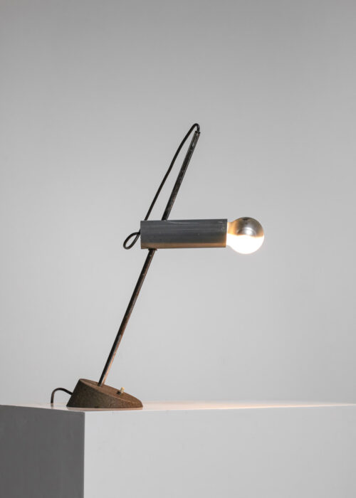 Rare lampe de bureau Gino Sarfatti pour Arteluce modèle 566 G182