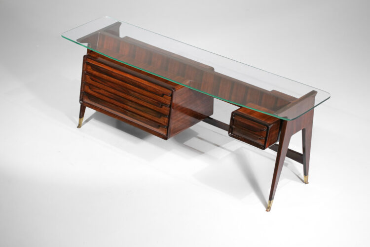 enfilade console Vittorio Dassi design italien années 60 palissandre