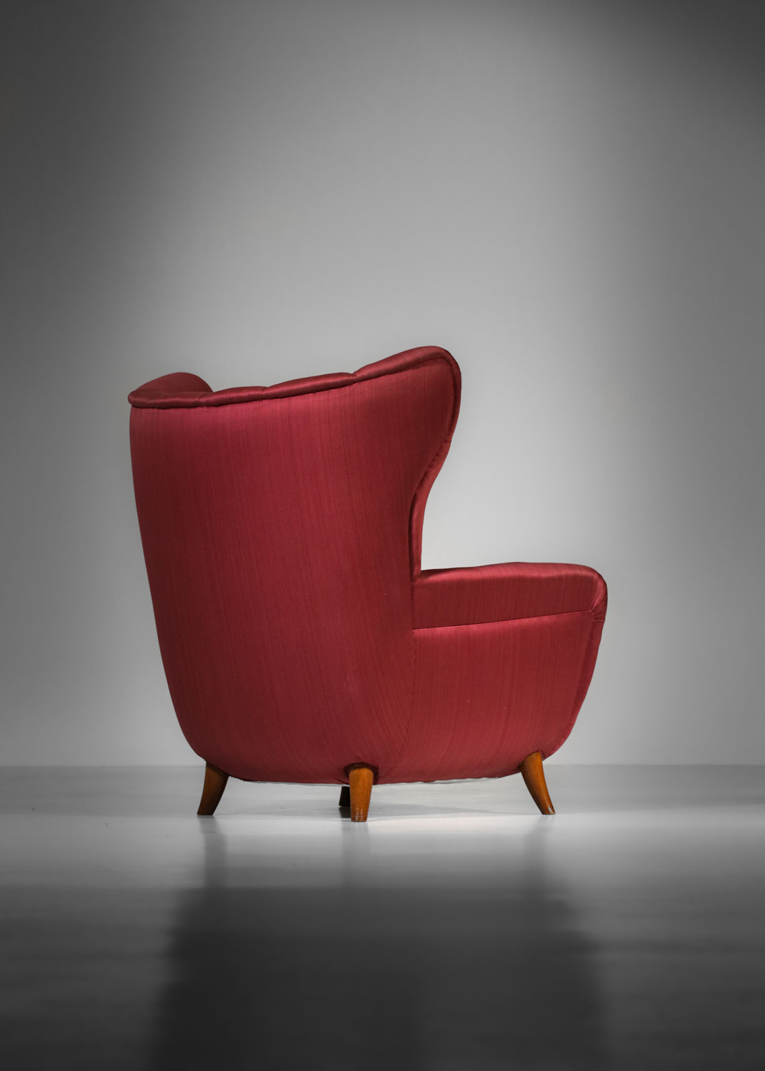 Grand fauteuil italien attribué à Melchiorre Bega des années 50 - G695