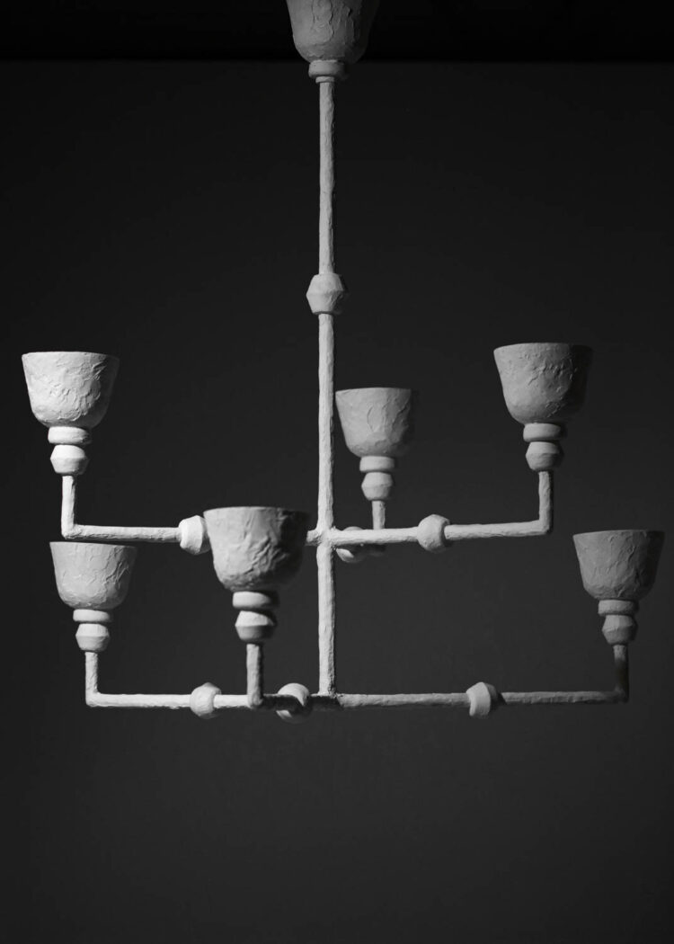 Modern plaster chandelier sculpture style MM001 Danke Galerie
