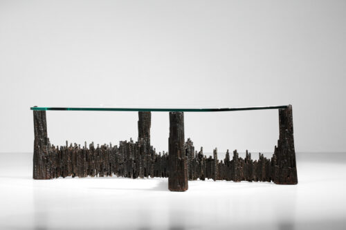 Grande table basse par donna pour danke galerie brutaliste