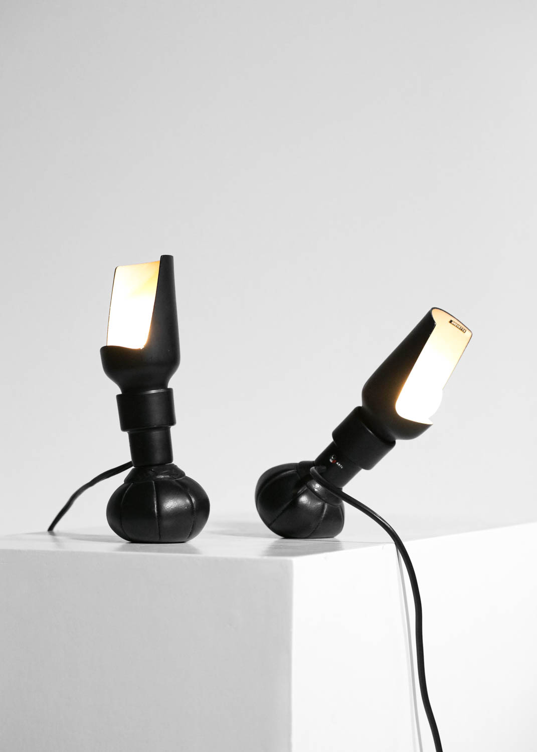 set of 4 table lamps Gino Sarfatti Arteluce model 600p – G616 