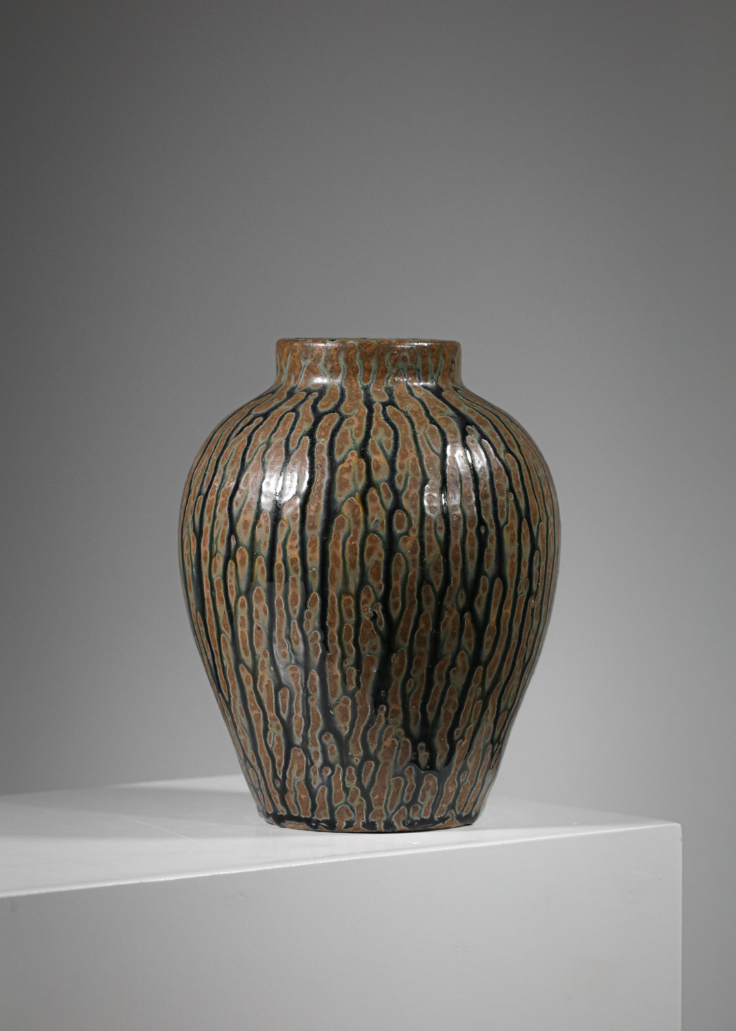 Vase céramique française art nouveau années 30/40