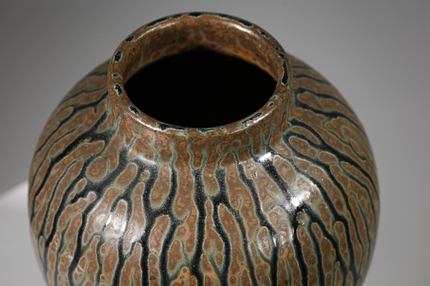 Vase céramique française art nouveau années 30/40