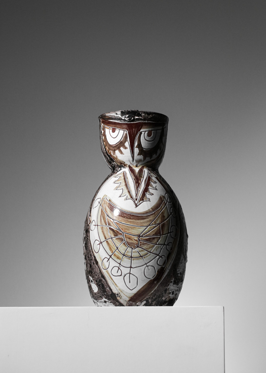 grand pichet en céramique vallauris Daniel années 50 vase - G868