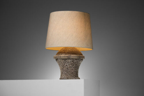 lampe de table en céramique années 40 style jean besnard - G572