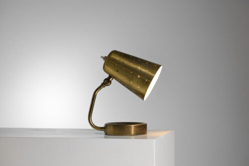 petite lampe suédoise style Paavo Tynell en laiton années 50 - G417