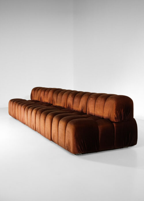 canapé sofa italien 5 modules années 70 style mario bellini chauffeuse