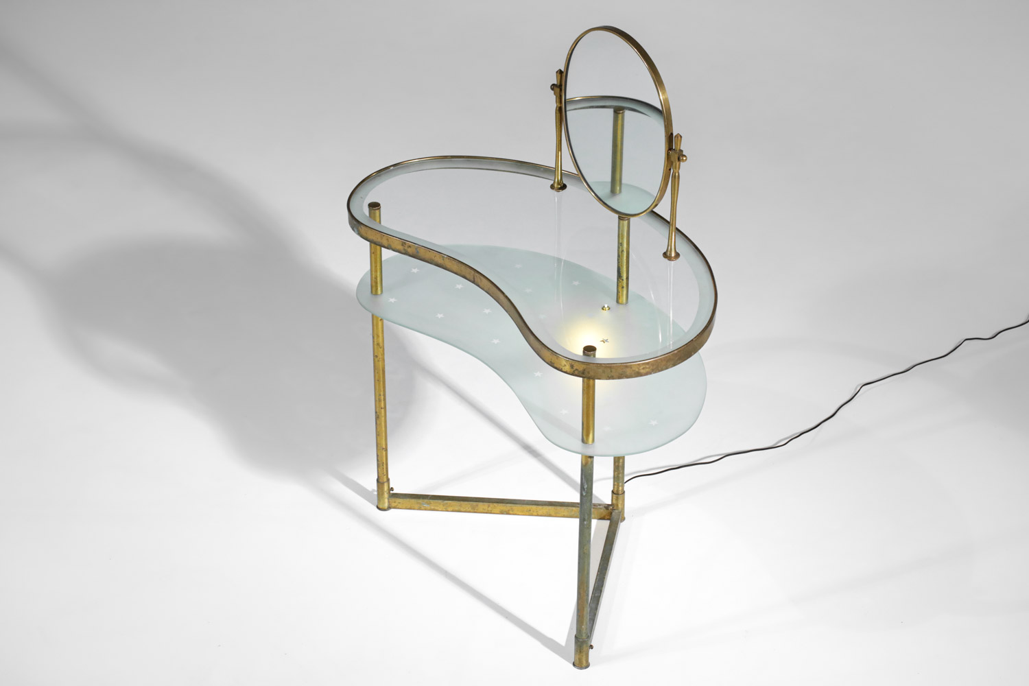 1950s Italian brass dressing-table