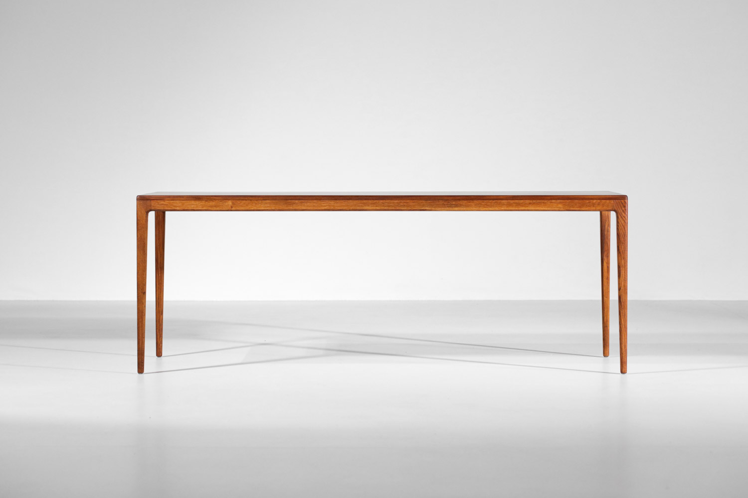grande table basse danoise en teck scandinave - G759