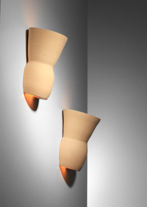 Paire d'appliques en céramique Katia Mihaylova moderne contemporaine - KM04