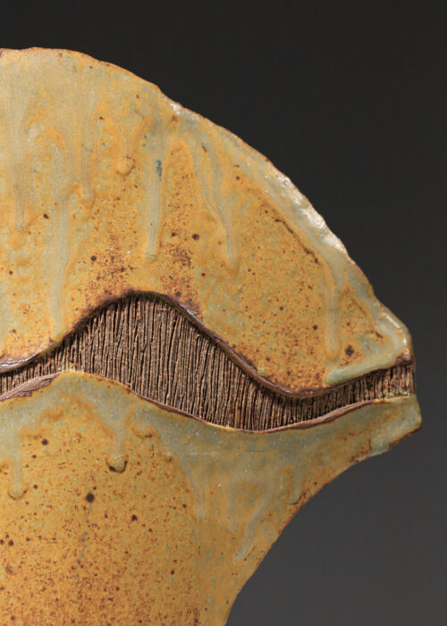 vase en céramique Odile Pichon terre chamottée - H039