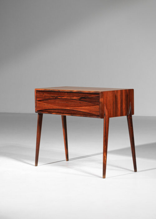 Table de chevet Arne Vodder scandinave danois en palissandre - H668