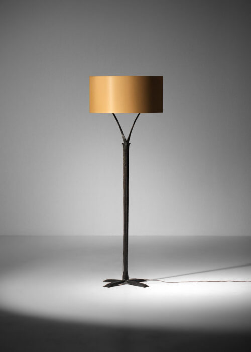 lampadaire en fer forgé style atelier de marolles - F574