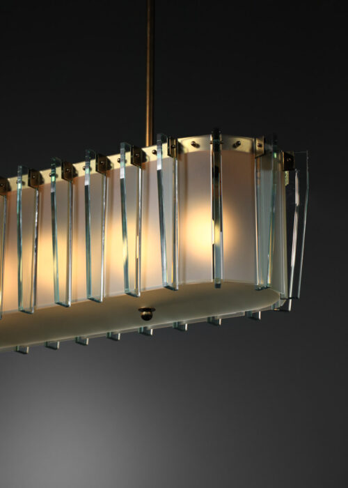 Lustre danke galerie moderne dans le style de fontana arte