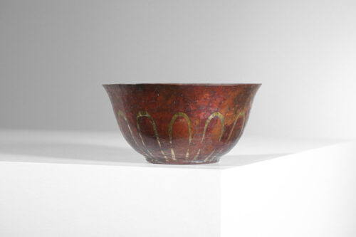 bol Maurice Perrier en dinanderie art déco des années 30 / 40  - I337