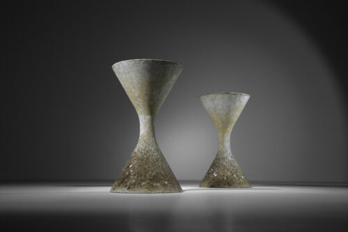 petite paire de jardiniere diabolo willy guhl années 60 - I307