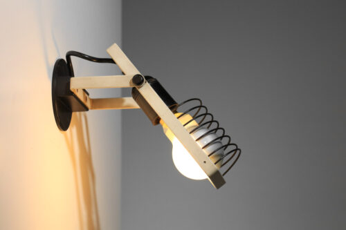 paire d'appliques artemide années 70 beiges italiennes - H422