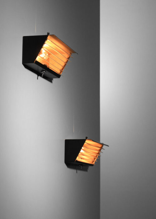 paire d'appliques Jacques Biny pour luminalite 212 années 50 - I093