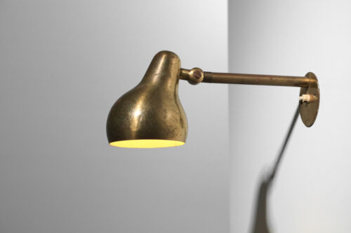 rare applique danoise par Vilhelm Lauritzen en laiton - H393