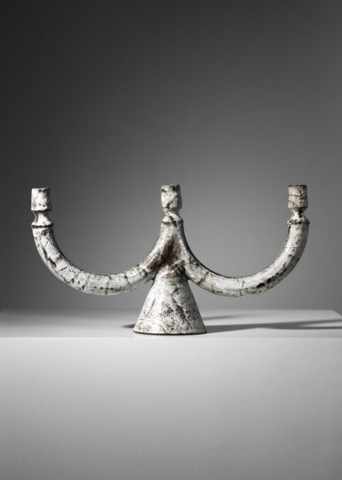 grand bougeoire en céramique de jean derval vallauris I450