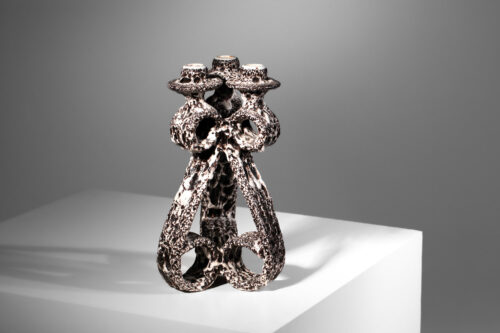 bougeoir en céramique venant de Vallauris par Marius Giuge - I529 