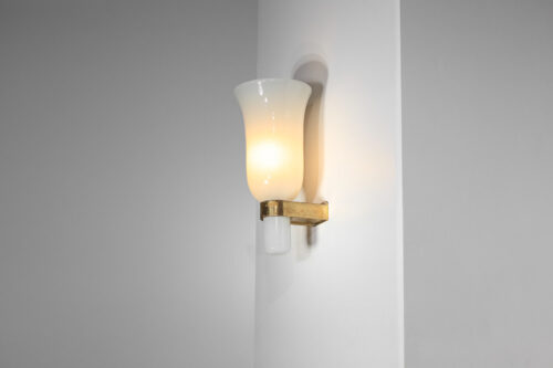 grande applique italienne en verre peleguso pour venini années 30 murano - I610