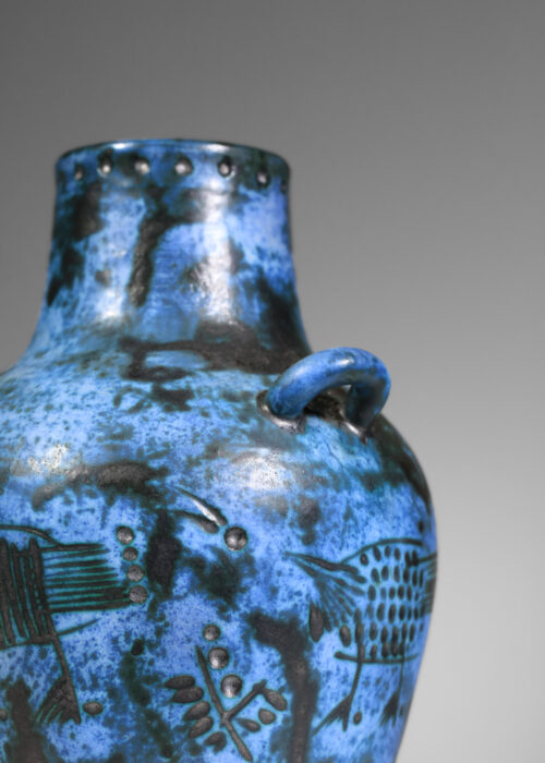 レア Jacques Blin ceramic フランス /リュエラン ペリアン Jacques Blin Ceramic Vase