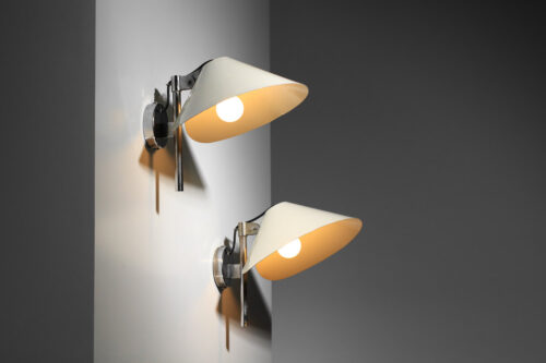 paire d'appliques italiennes orientables attr. à Luigi Caccia Dominioni des années 60 - I609