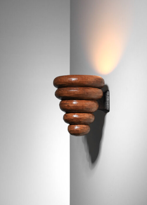 applique vincent vincent en bois massif conique- VV125  