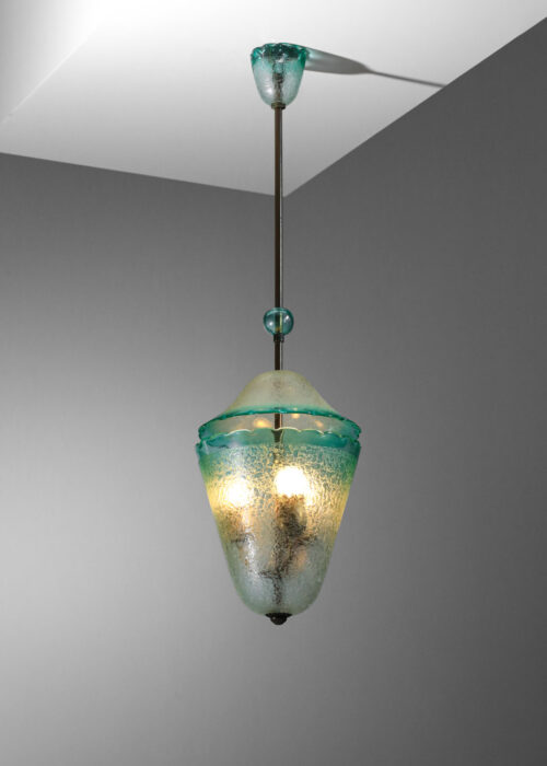 lustre lanterne italien seguso en verre de murano I611