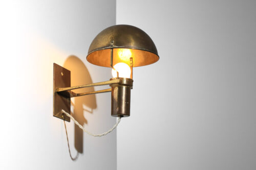 applique ou lampe à poser des années 30 art and craft en bronze - I666