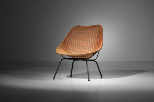 fauteuil en rotin des années 60 - I671