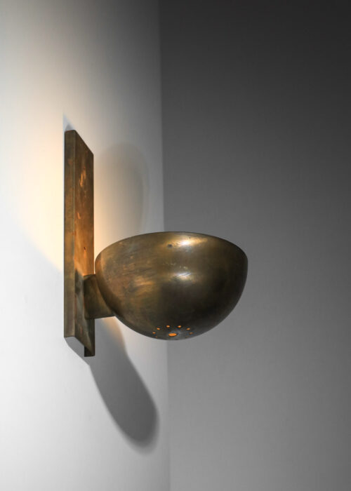 applique en laiton non identifiée années 60 - I398 