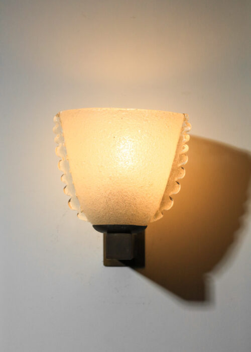 petite applique italienne années 30 en verre de murano - I580