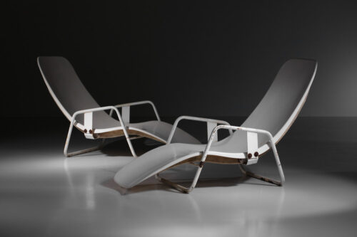 paire de transats bains de soleil Charl zublena G036